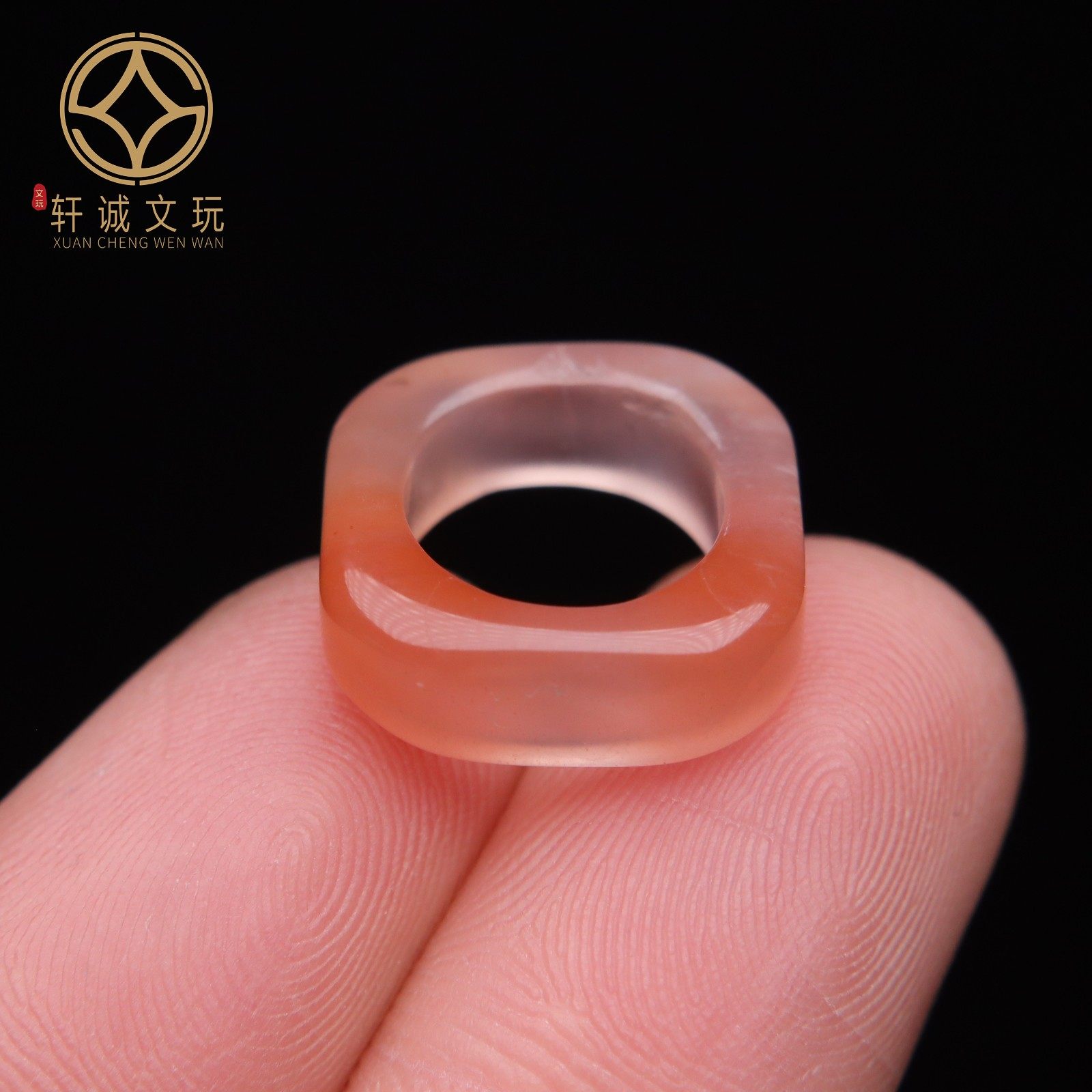 天然无优化凉山满色飘花方南红玛瑙跑环跑圈隔片散珠DIY配饰配件