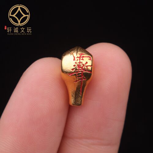 8MM雨渐耳三通烫红S925银镀金天然佛头桶珠DIY配手串饰配件