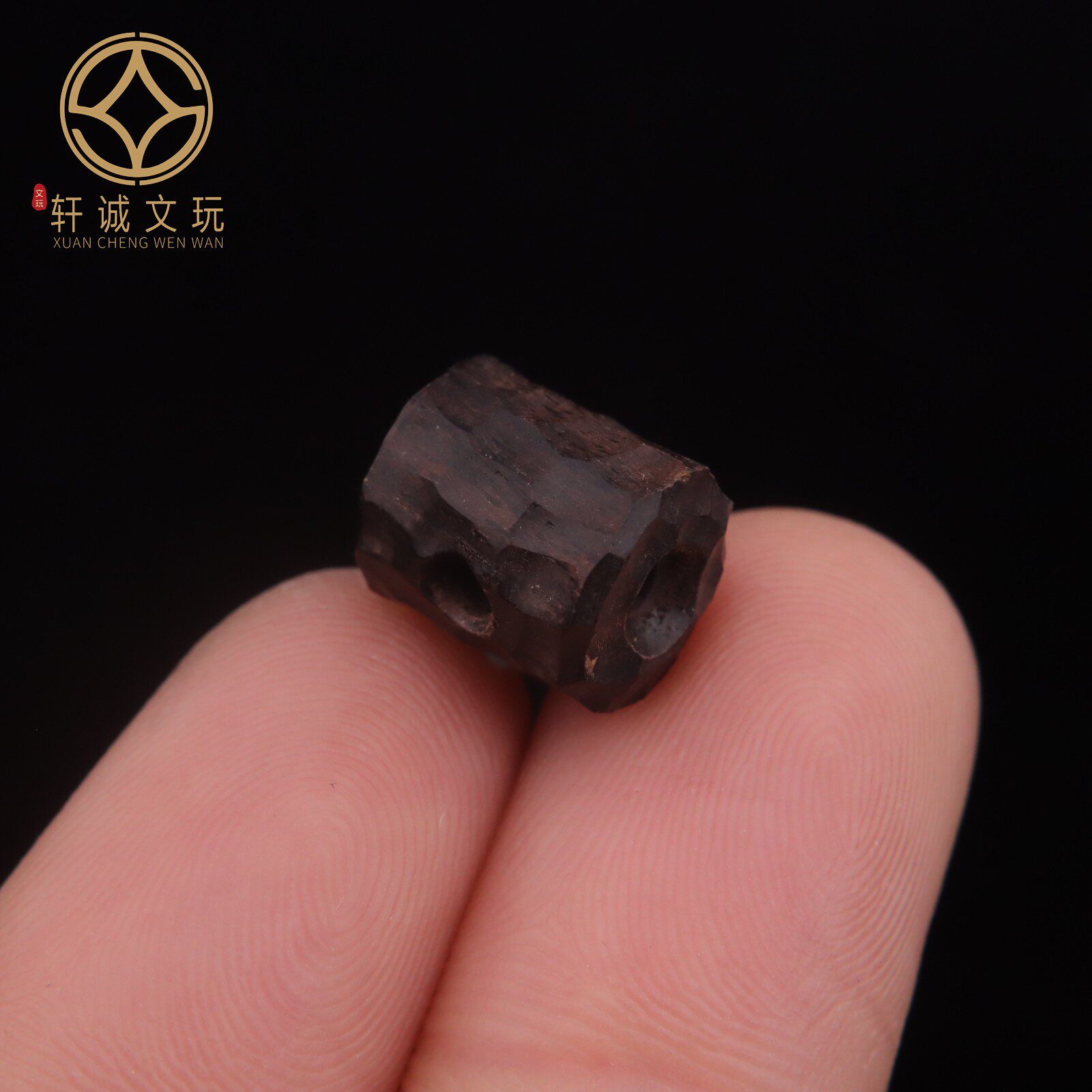 天然原矿沉香木树桩老型三通佛头桶珠散珠吊坠DIY文玩配饰配件