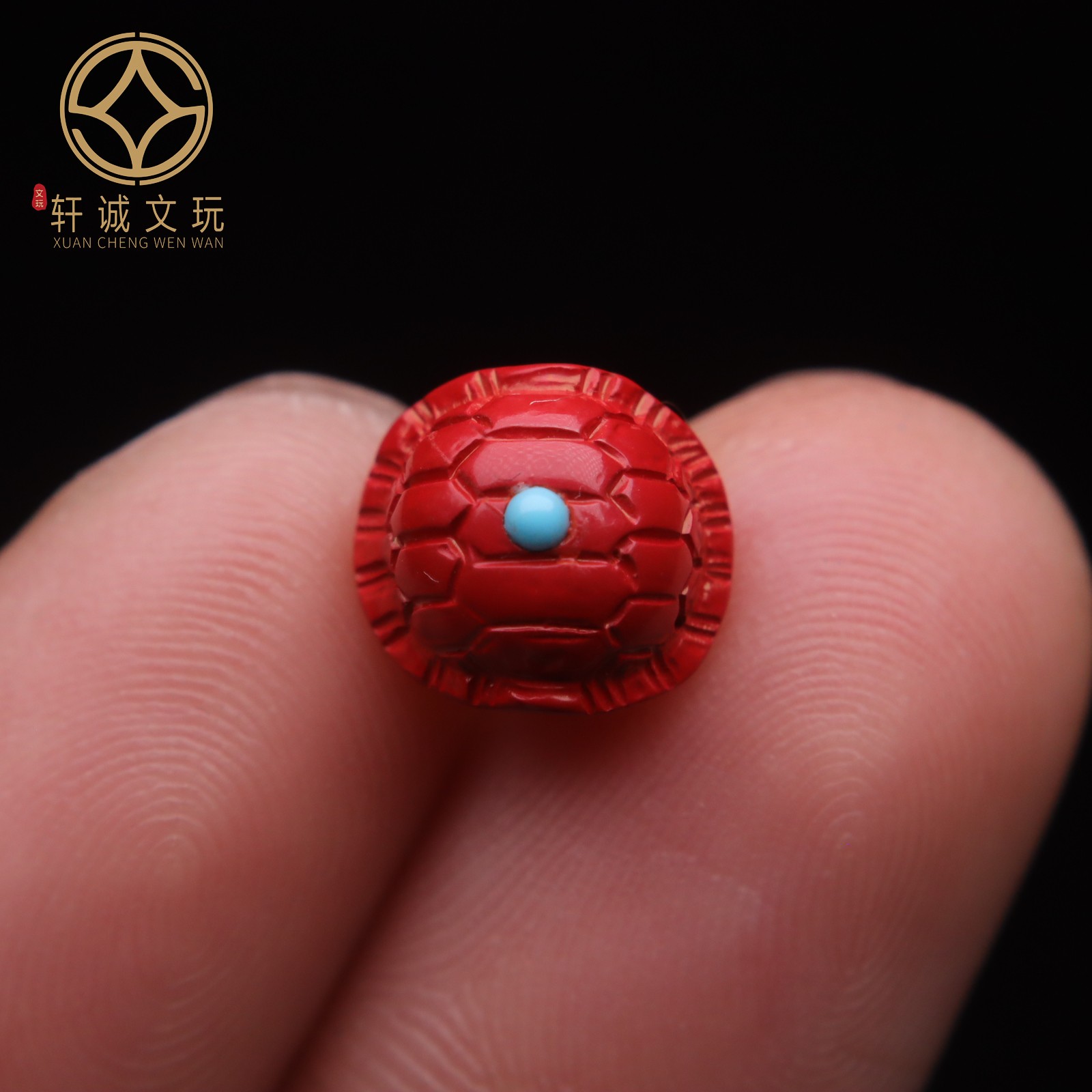 保真朱砂帝王砂龟背富甲小配件挂件吊坠饰品星月金刚菩提文玩配饰