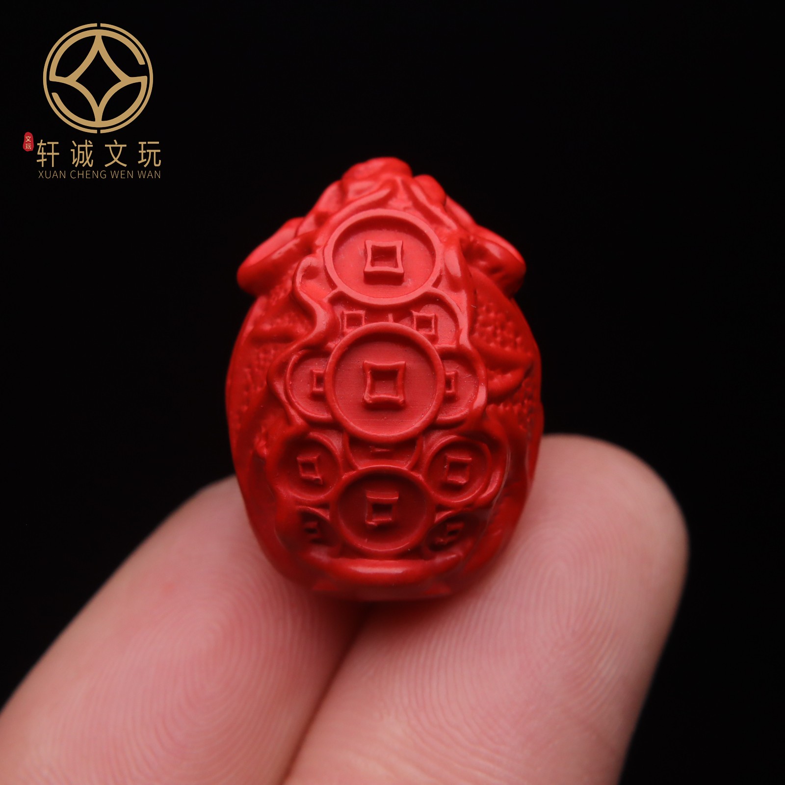 保真朱砂新款白菜发财铜钱珠散珠配件挂件吊坠饰品金刚菩提配饰