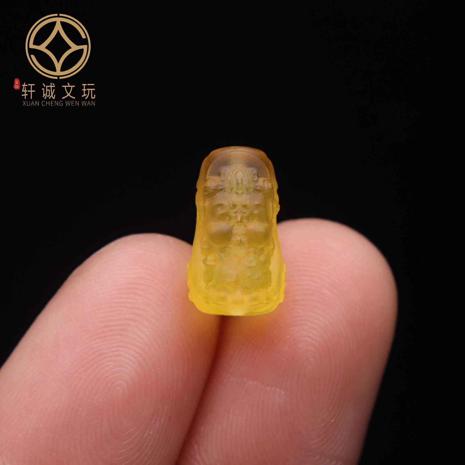 原创天然琥珀蜜蜡观音度母六字真言桶珠散珠手串diy文玩配件配饰