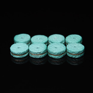 绿松石优化高瓷蒙松搓金隔片隔珠手平安扣手持108长串diy配饰