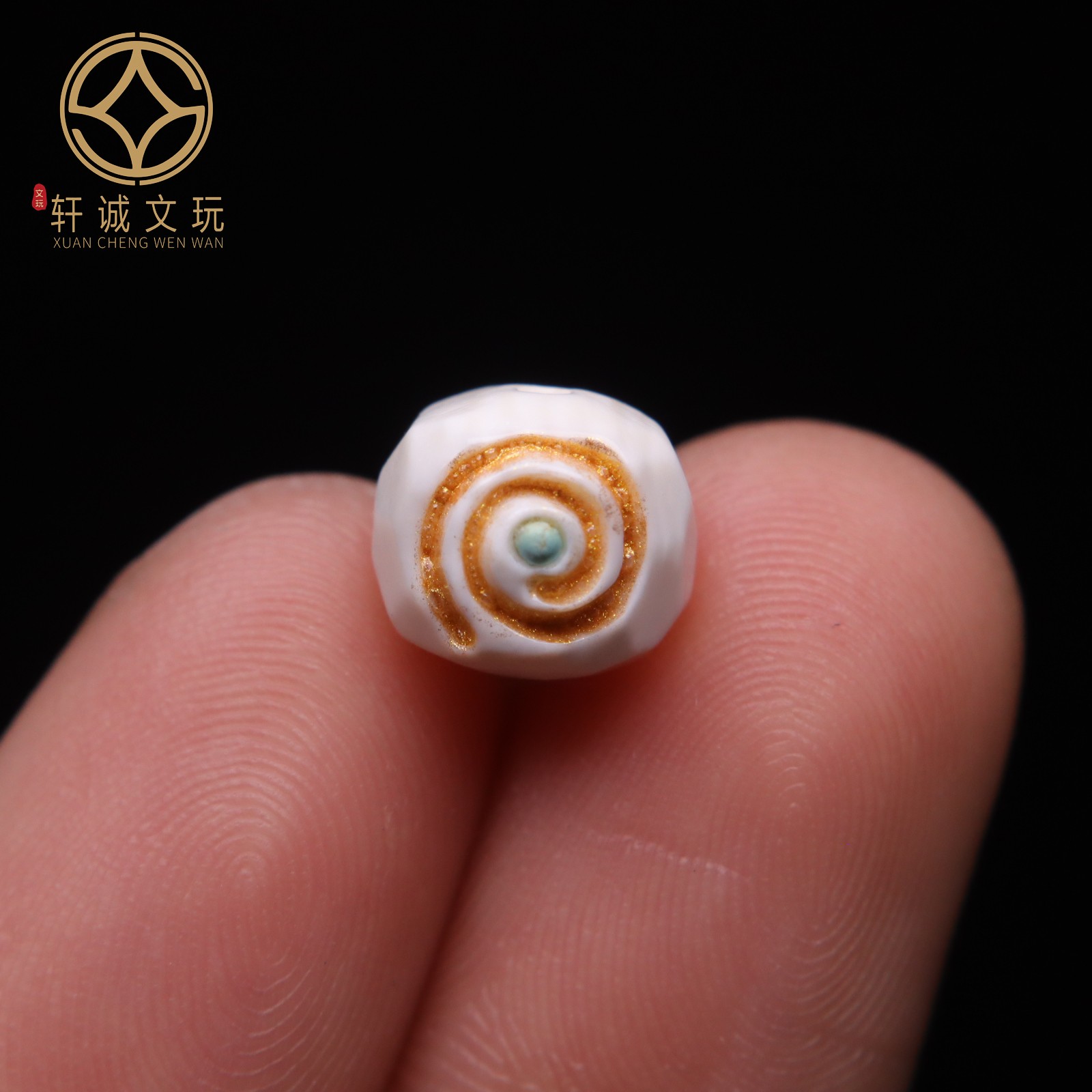 天然猛犸牙镶嵌松石无相老型隔珠散珠桶珠珠子DIY文玩配饰配件珠