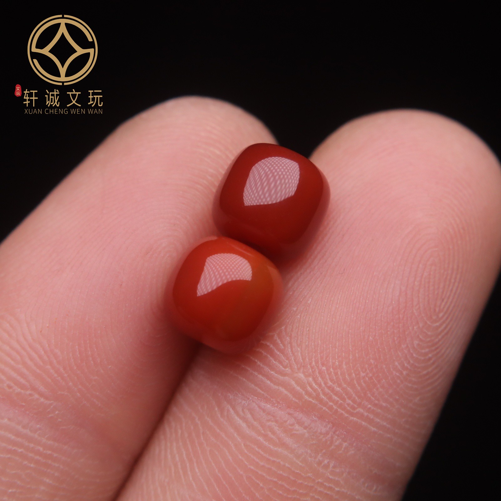 保真保山凉山瑙老型桶珠满肉满色南红玛配珠散珠DIY配饰新品配件