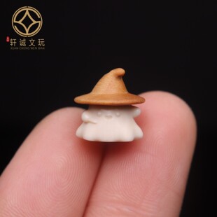 原创猛犸牙吊坠阿呆挂件手串长串diy文玩手链配珠配饰