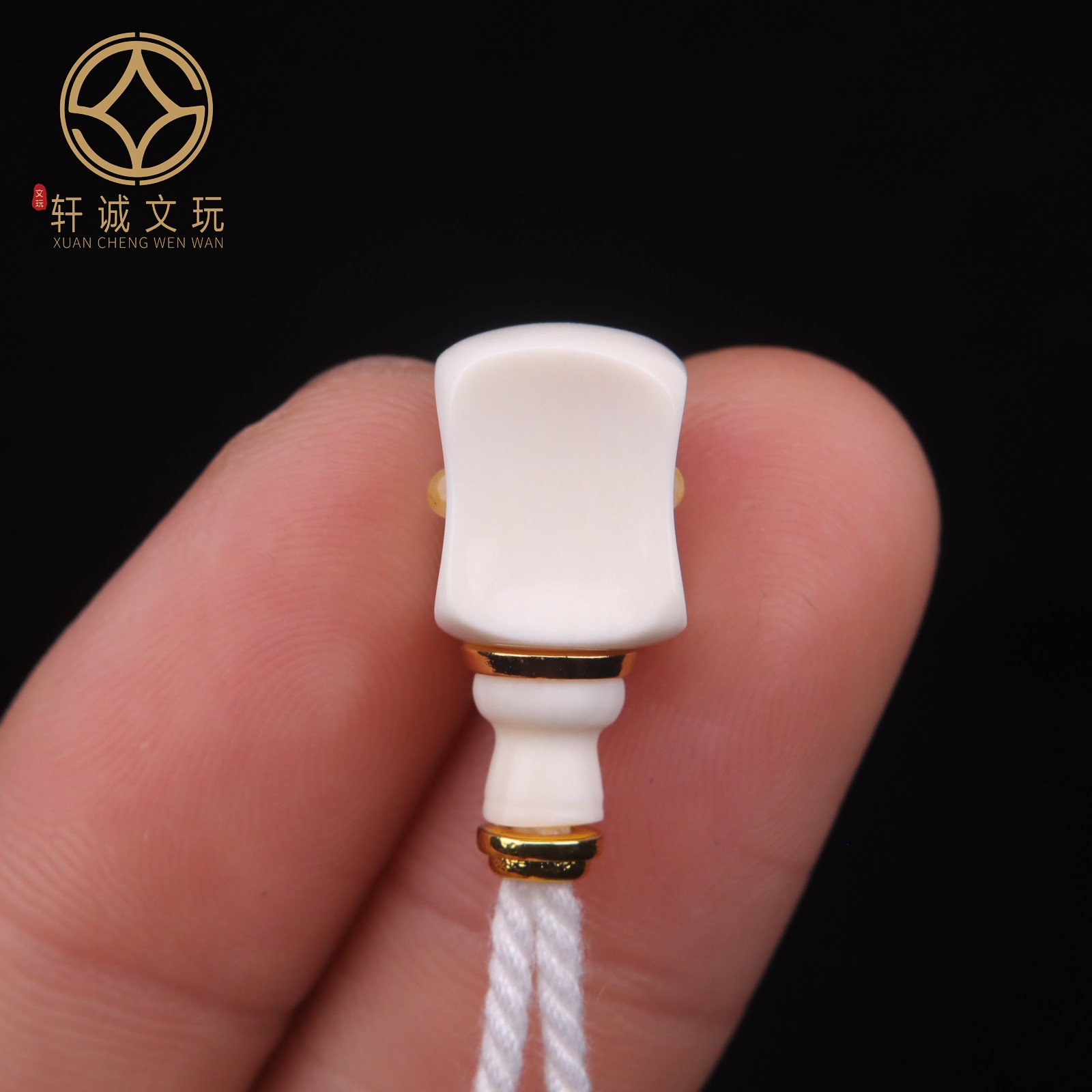 天然古法金猛犸牙奶嘴三通佛头隔珠散珠子DIY文玩配饰件手串配珠