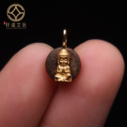 原创纯银925镀金宝宝佛卡子隔片垫片隔珠菩提长串diy文玩配饰配件