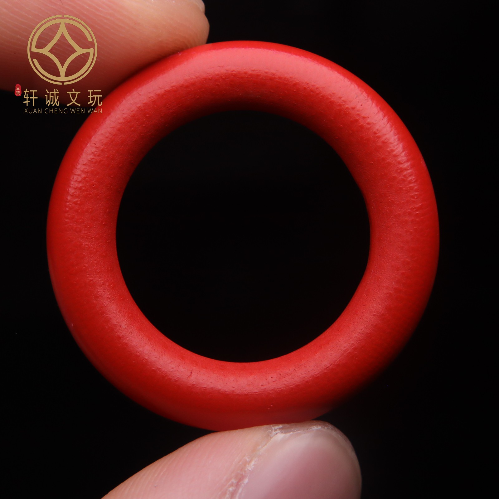 天然正品朱砂红砂戒指跑圈跑环跑圈吊圈金刚星月菩提手串隔片配饰