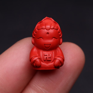 天然原矿帝王朱砂宝宝佛吊坠背云挂件饰品手链项链手串配件配饰