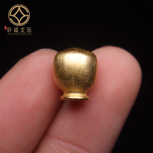 原创925银镀金奶嘴三通佛头金刚星月菩提手串长串手持diy文玩配饰