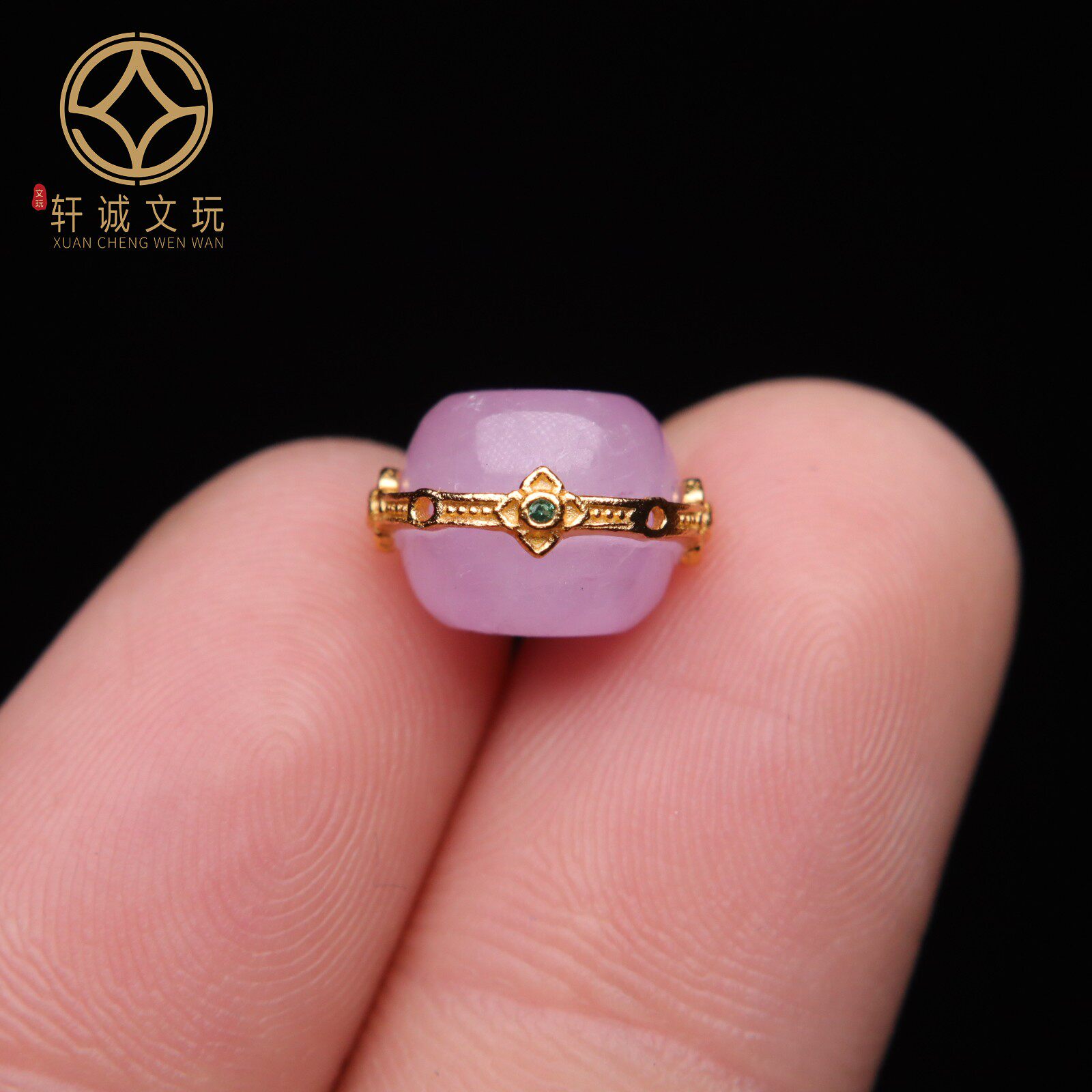 原创S925银天然粉水晶隔珠背云星月金刚菩提108长串配饰手串配件