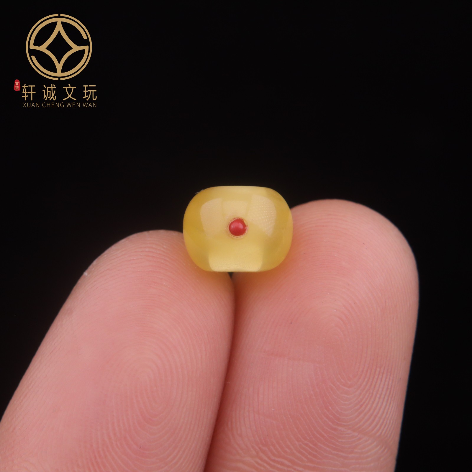 天然琥珀蜜蜡镶嵌老型桶珠隔珠散珠手串手链diy文玩108配件配珠