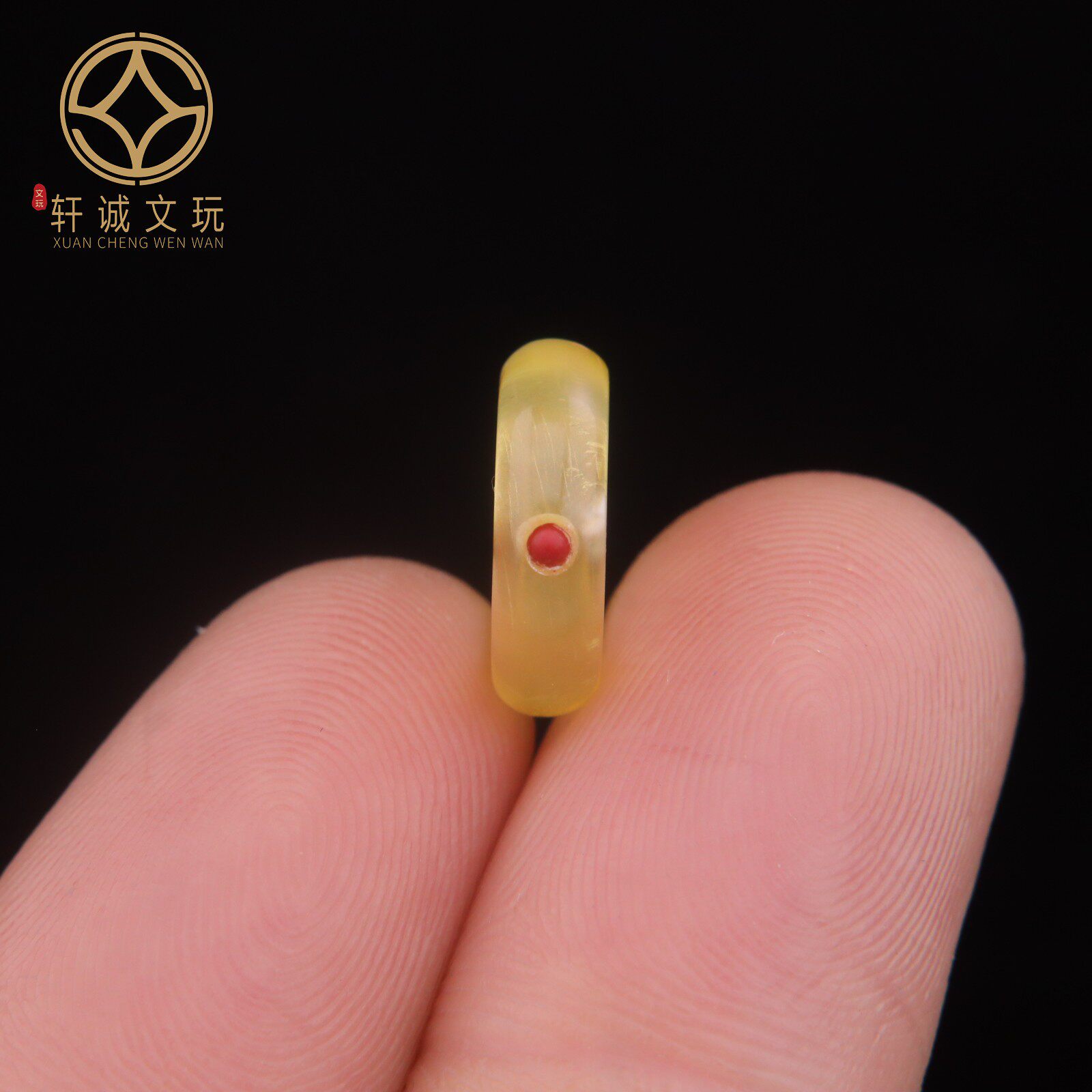 天然琥珀蜜蜡原矿俄料南红松石跑环跑圈隔片散珠手串diy文玩配饰
