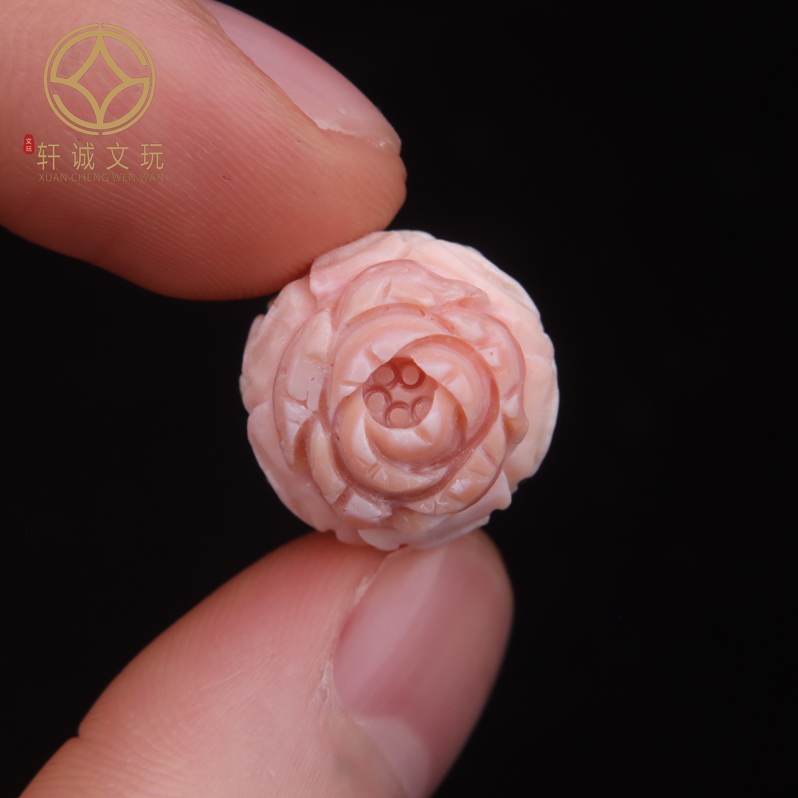 天然原矿百花莲花胭脂螺转运女王贝隔珠配件桶珠配珠配件配饰