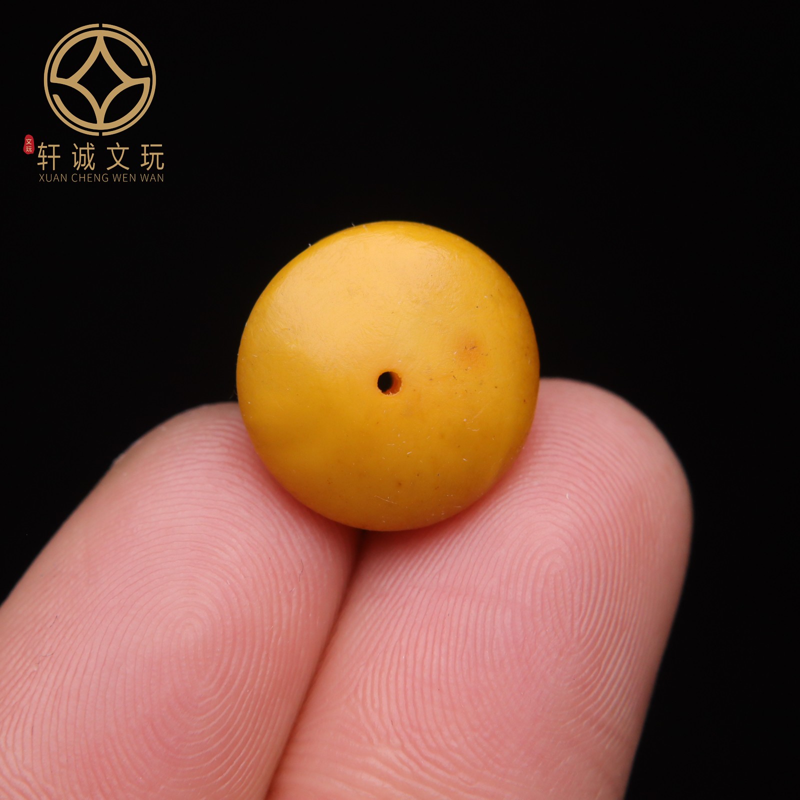 原创天然老蜜蜜蜡墩子平安扣黄蜜吊坠散珠手串diy文玩配件配饰