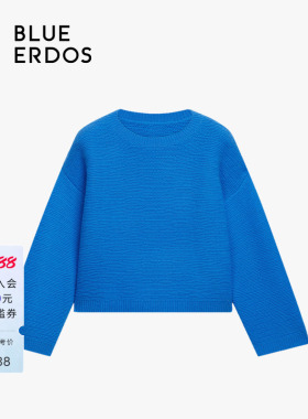 【100%山羊绒】BLUE ERDOS美拉蓝针织衫B246A0002