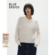 落肩针织套衫 BLUE ERDOS羊毛羊绒短款 B246A0023
