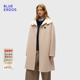新品 BLUE ERDOS冬季 智性通勤羊毛羊绒立领系带双面呢大衣外套女