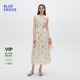 背心连衣裙女 设计感气质樱桃印花无袖 BLUE ERDOS春季
