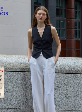 BLUE ERDOS春秋气质通勤简约单排扣西装马甲女B255J3002