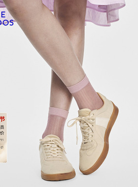 BLUE ERDOS2026早春新品简约百搭多色亮丝短丝袜女袜