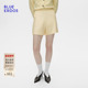 ERDOS 冬季 新品 BLUE 气质简约奶油黄收腹显瘦高腰短裤 B256M5001