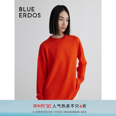 blueerdos宽松圆领针织衫