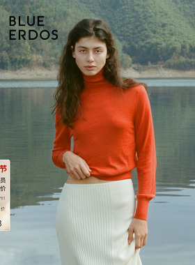 [BLUE ERDOS设计师系列]BETH系列樽领针织衫B245D0091
