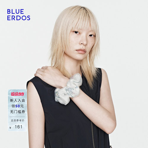 BLUE ERDOS2026春季新品森系印花气质装饰发圈女