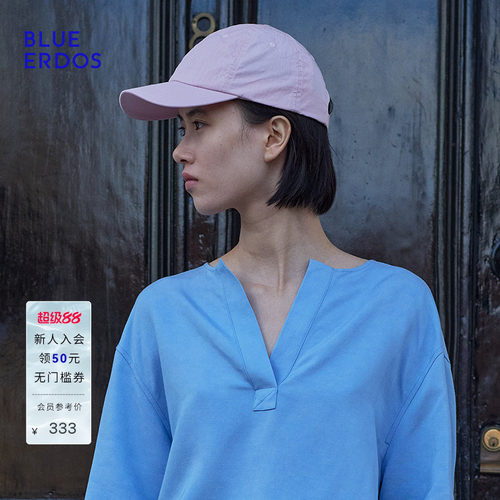 BLUE ERDOS春季配饰运动风简约纯色鸭舌帽棒球帽B255S7004