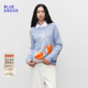 简约羊毛羊绒圆领樱桃提花女套衫 BLUE 新品 时尚 ERDOS 冬季