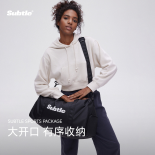 SUBTLE旅行包女大容量运动健身包单肩包防水健身游泳斜挎手提包男