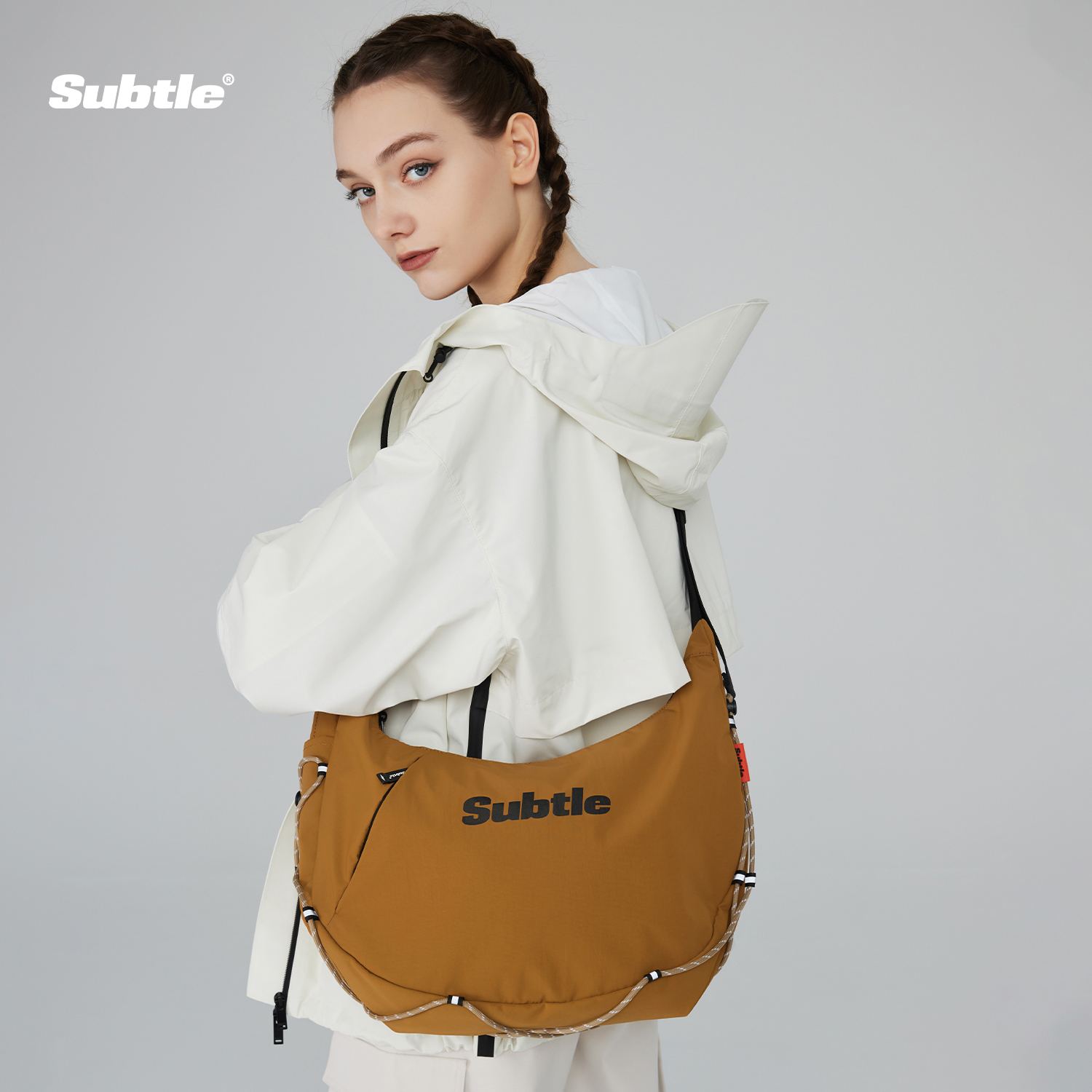 Subtle通勤小众设计斜挎饺子包