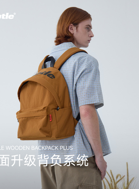 SUBTLE木檐PLUS新款户外双肩包女旅行轻便防水背包电脑通勤书包男