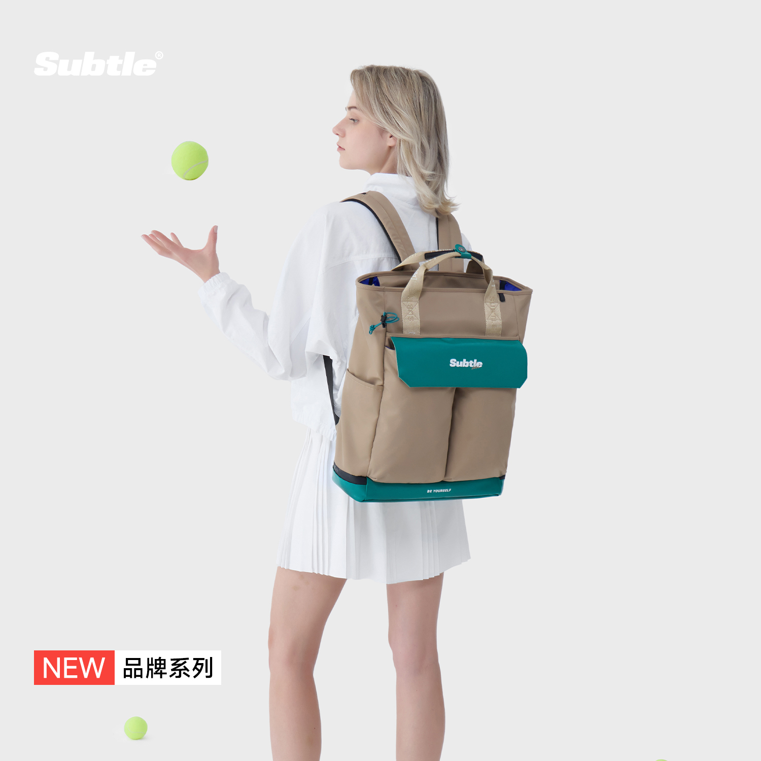 双肩包男电脑包运动球拍包大容量