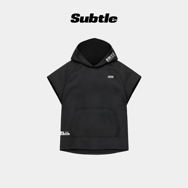 Subtle × 泡泡岛音乐节潮流设计感夏季短袖卫衣新款夹克休闲宽松