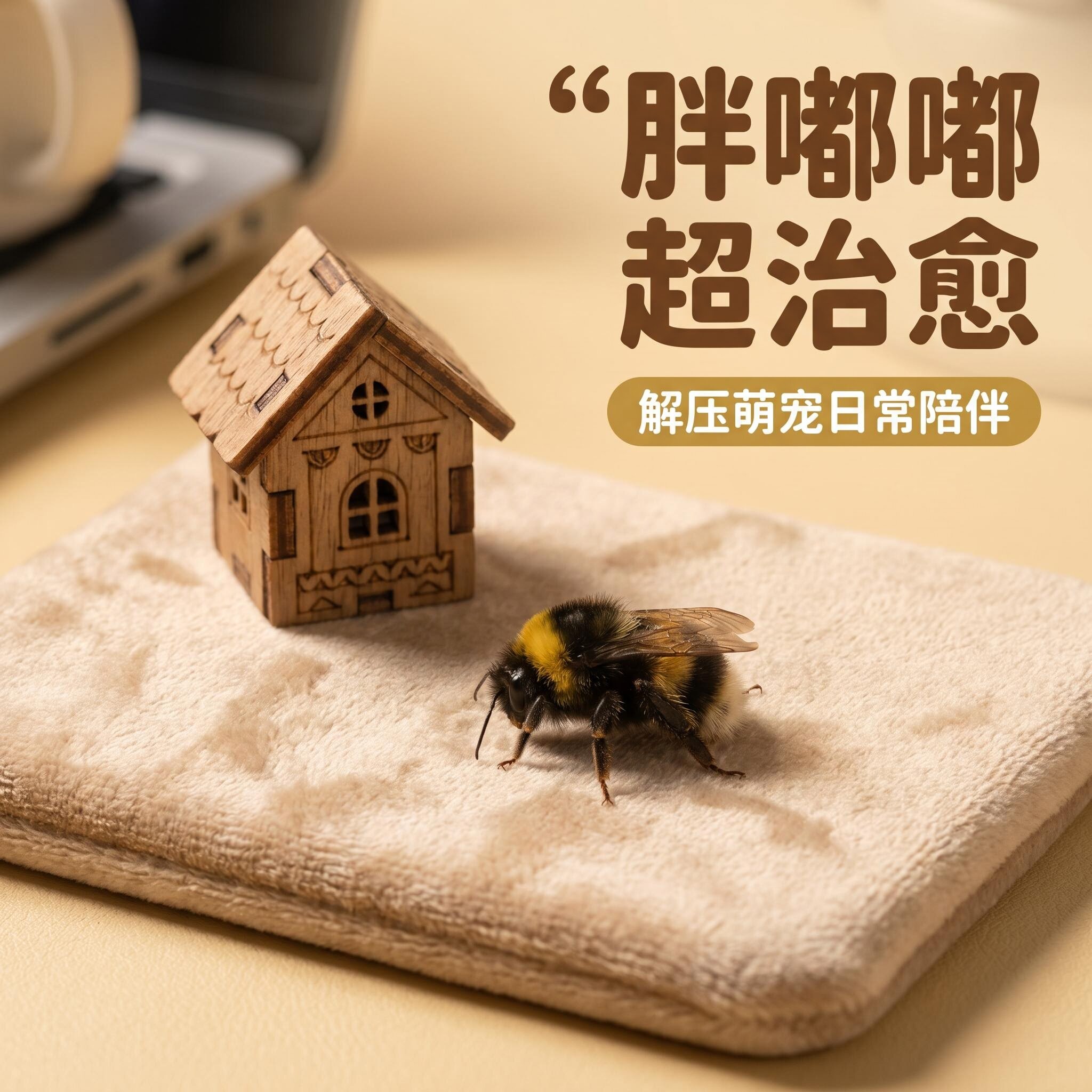 抖音同款萌宠熊蜂活体无刺可上手保活到手
