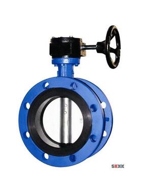 D341X-10/16法兰蝶阀 涡轮蝶阀 手动衬胶蝶阀 消防管蝶阀DN80 100