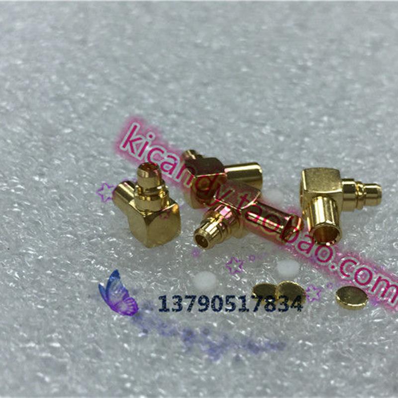 RF射频连接器 MMCX-JWB2 MMCX弯公头 50-2 RG405半柔/086半钢线缆