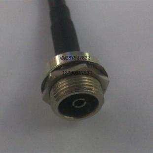 T天线头母带线 有线电视射频信号馈线冷压接头 高频TV母 1.5馈线
