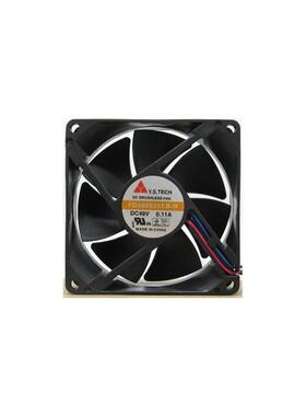 原装Y.S.TECH FD488025EB-N 48V 0.11A 8CM 8025静音散热风扇