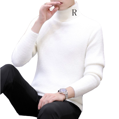 水貂绒打底衫厚款潮流高领毛衣