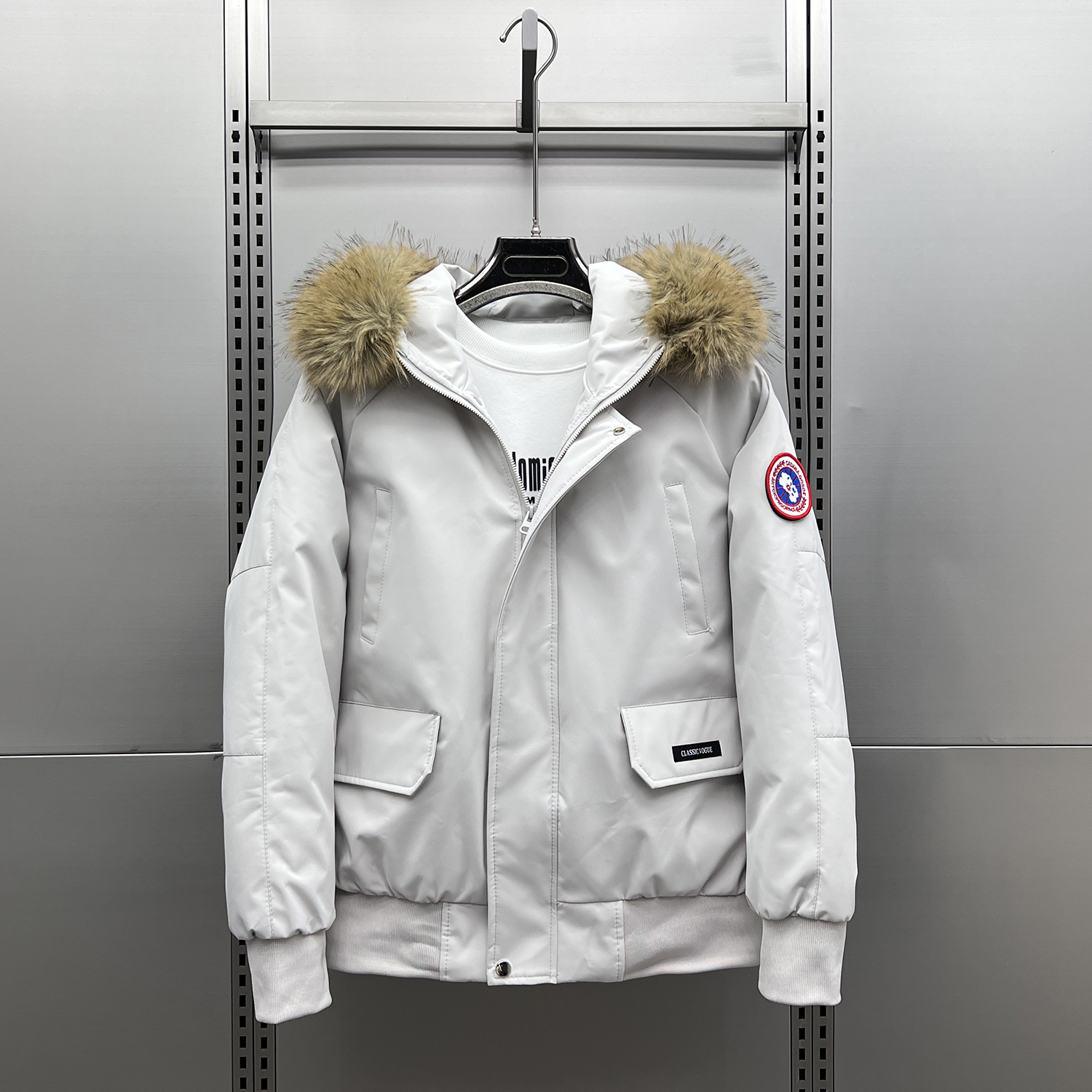 冬季加厚飞行员夹克外套男棉衣服