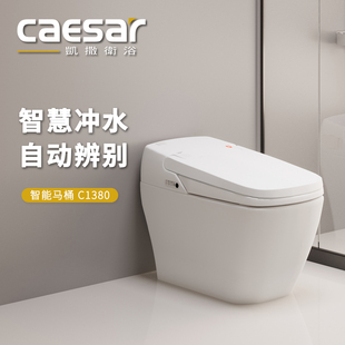 Caesar凯撒卫浴-家用一体式智能马桶龙卷冲水可调式坑距200-400mm