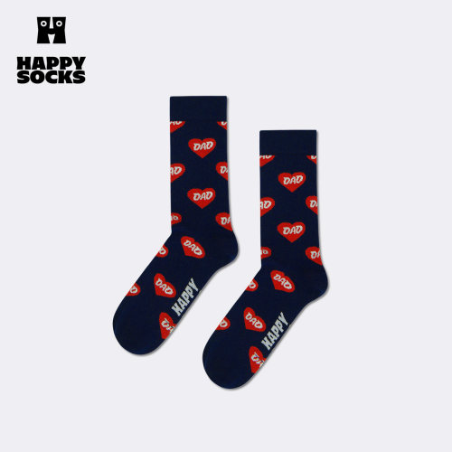 【2026秋冬新款】Happy Socks潮牌个性送父亲袜子礼物小众中筒袜