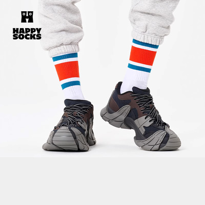 HappySOCK多巴胺运动风中筒袜