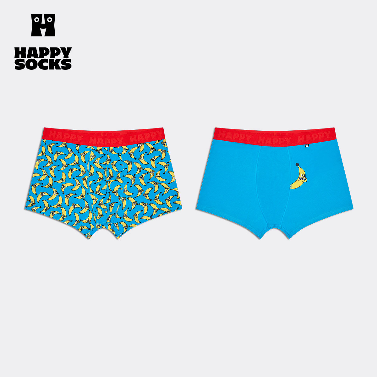 【2026新款】Happy Socks潮牌男士内裤设计师个性香蕉小众平角裤