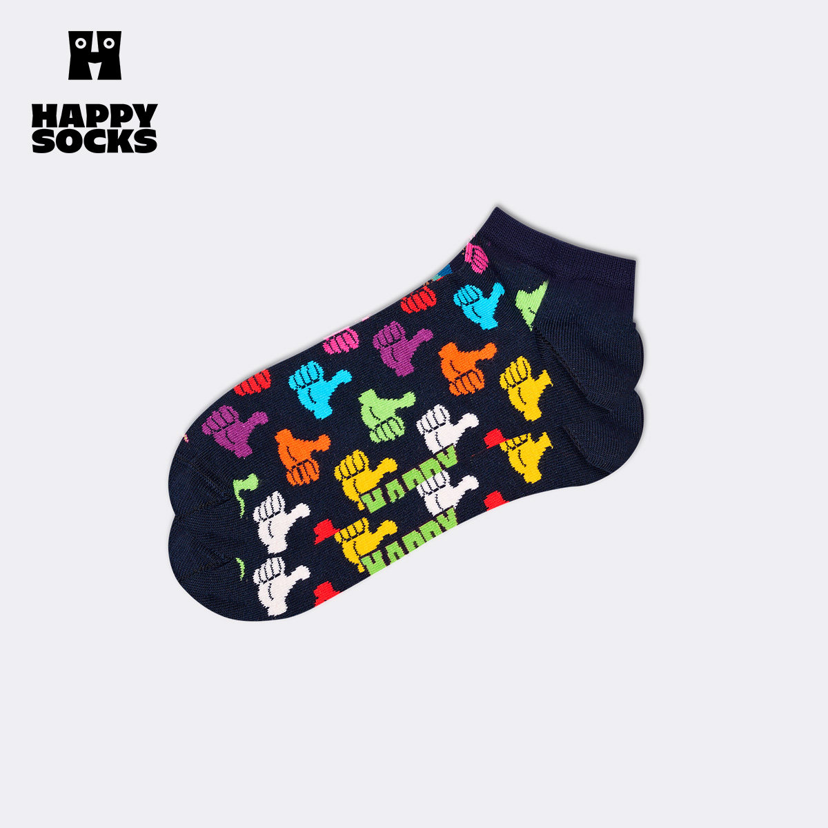 【2026新款】Happy Socks潮牌个性创意图案袜子彩色踝袜小众短袜