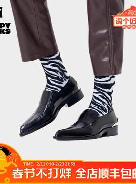 【春夏款】Happy Socks色彩休闲条纹袜子多巴胺中筒袜袜子女ins